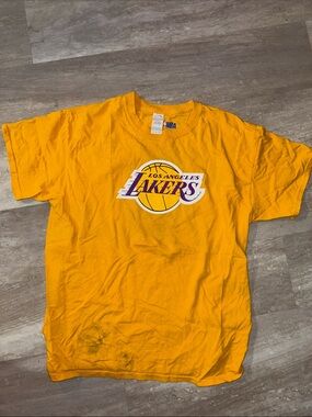 NBA Los Angeles Lakers Gold and Purple Logo Tee